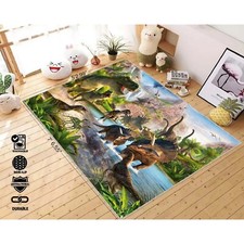 Dino Pattern, Trex Rug, Dinosaur Rug, Kids Room Decor, Rugs For Living Room,Dino