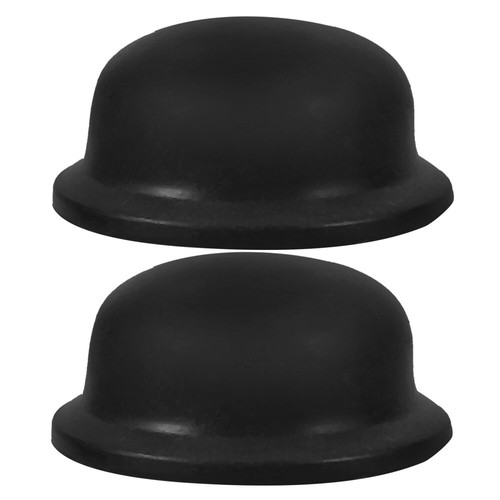2 Pcs Umbrella Cap Screw Sun Accessories Pole End Replacement Top Cover