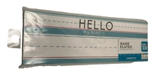 pen gear teacher school supplies name badge hello my name is 24 count pack