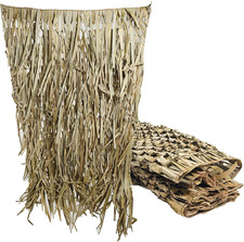 Feuilles d'herbe aveugles camouflage pour chasse | Pack de 4 | Options 4 pieds x 5 pieds