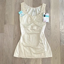 Assets By Spanx Shining Slimmers Tank Body Shaper Size Large New