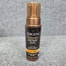 Jergens Natural Glow Instant Sun ULTRA DEEP BRONZE Sunless Tanning Mousse 6 oz