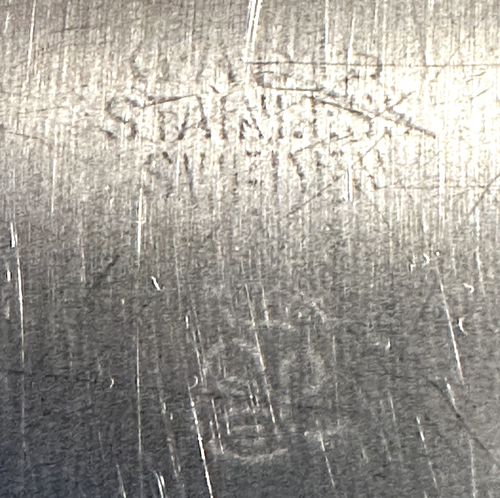 Midcentury Modern Stainless Steel and Glass GABIS Butter Dish - Made in Sweden - Picture 8 of 8
