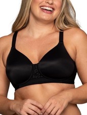 NWT Vanity Fair Beauty Back Smoothing Full Figure Bra Black 40D 71380