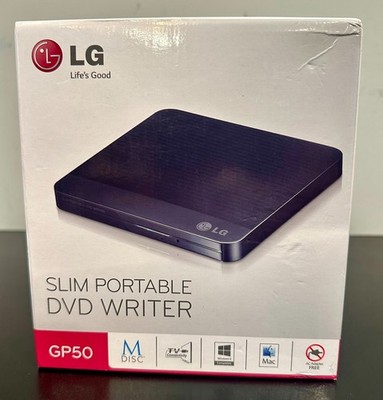 LG Slim Portable DVD Writer GP50NB40 *NEW & SEALED*