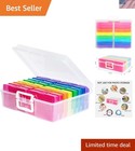 Photo Storage Case Organizer Box with Handle 16 Pack Extra Large Capacity