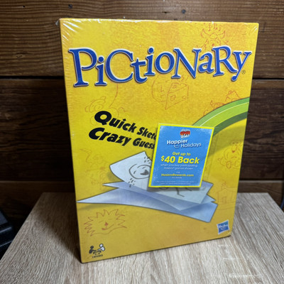 Pictionary Board Game Quick Sketches, Crazy Guesses  brand  new Sealed