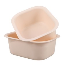  2 vaschette per l'acqua in plastica - fasciatoio per neonati per bagnetto -