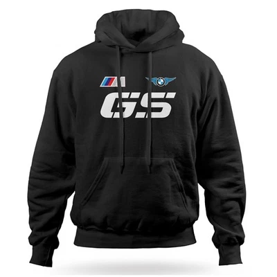 Sudadera Con Capucha BMW GS Negra Hombre Mujer Unisex XS S M L XL XXL XXXL - Imagen 1 de 2