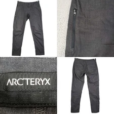 Arc'Teryx Pants Mens 32x31 Gray A2B Commuter Reflective Stretch Zip Pockets