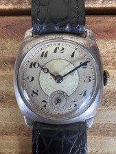 Antique / vintage Cushion shaped watch with breguet numbers