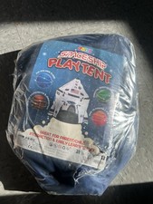 Rocket Ship Play Tent Pop up Play Tent Kids Indoor Outdoor Spaceship Playhouse