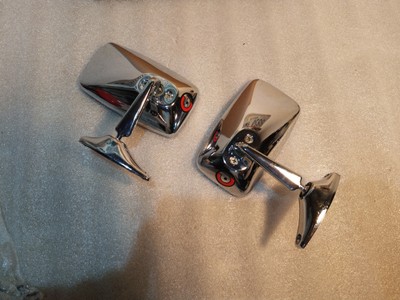 Ferrari 308 GT4 side mirrors Set Cromodora Astro III E2 334 OEM