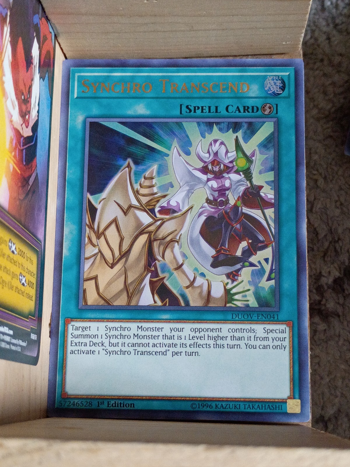 Synchro Transcend DUOV-EN041 Duel Overload 1st Edition