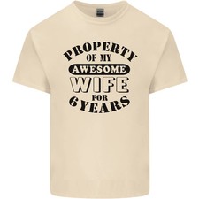 6º Aniversario de Boda 6 Años Divertida Esposa Hombre Camiseta Algodón Ligero