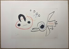 Joan Miro Enfance Von Ubu 1972 Heliogravur Kunstedition 1987