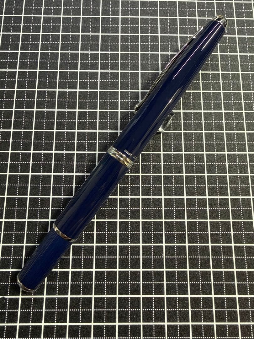 PILOT CAPLESS FERMO DARK-BLUE fountain pen character width F | eBay