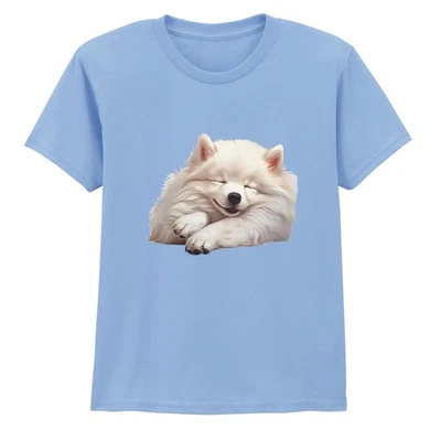 Adorable t-shirt pour chiots endormis chiens animaux enfants mignon t-shirt... - Photo 1/4