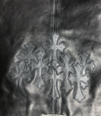 10 Assorted CH Chrome hearts Crosses 4'inch CH leather cross | eBay