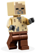 LEGO Minecraft Minifigure - min177 - Zombie del Deserto - (da 21263)