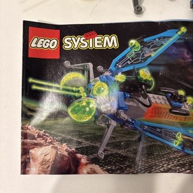 LEGO 6907 Space Insectoids Sonic Stinger 1998 w/ Minifigure, Manual Lights Works