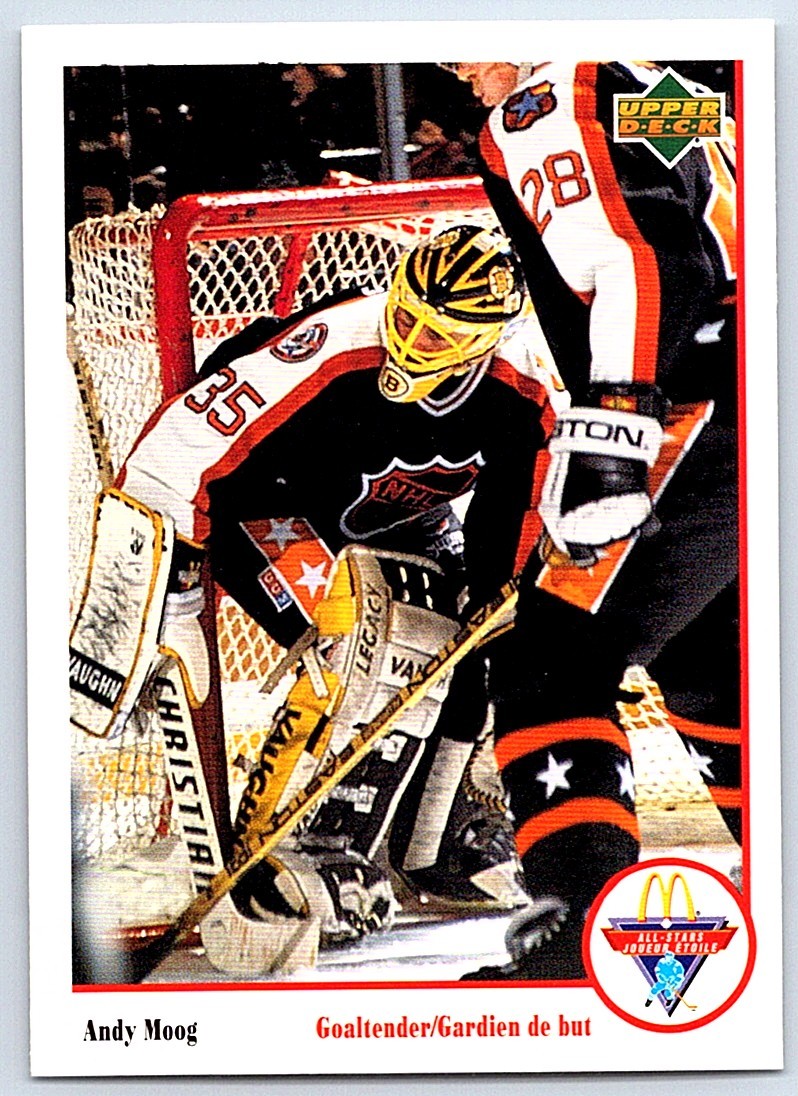 1991-92 Upper Deck McDonald's All-Stars Andy Moog Boston Bruins #MC-9