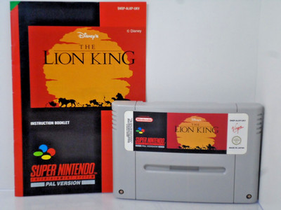 1994 * SNES * Disney's The Lion King * nur Modul + Anleitung (SNSP-ALKV-UKV)