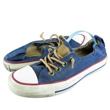 Converse Women's Shorline Sneaker Blue Textile Size 5.5M Gently Used 2025
