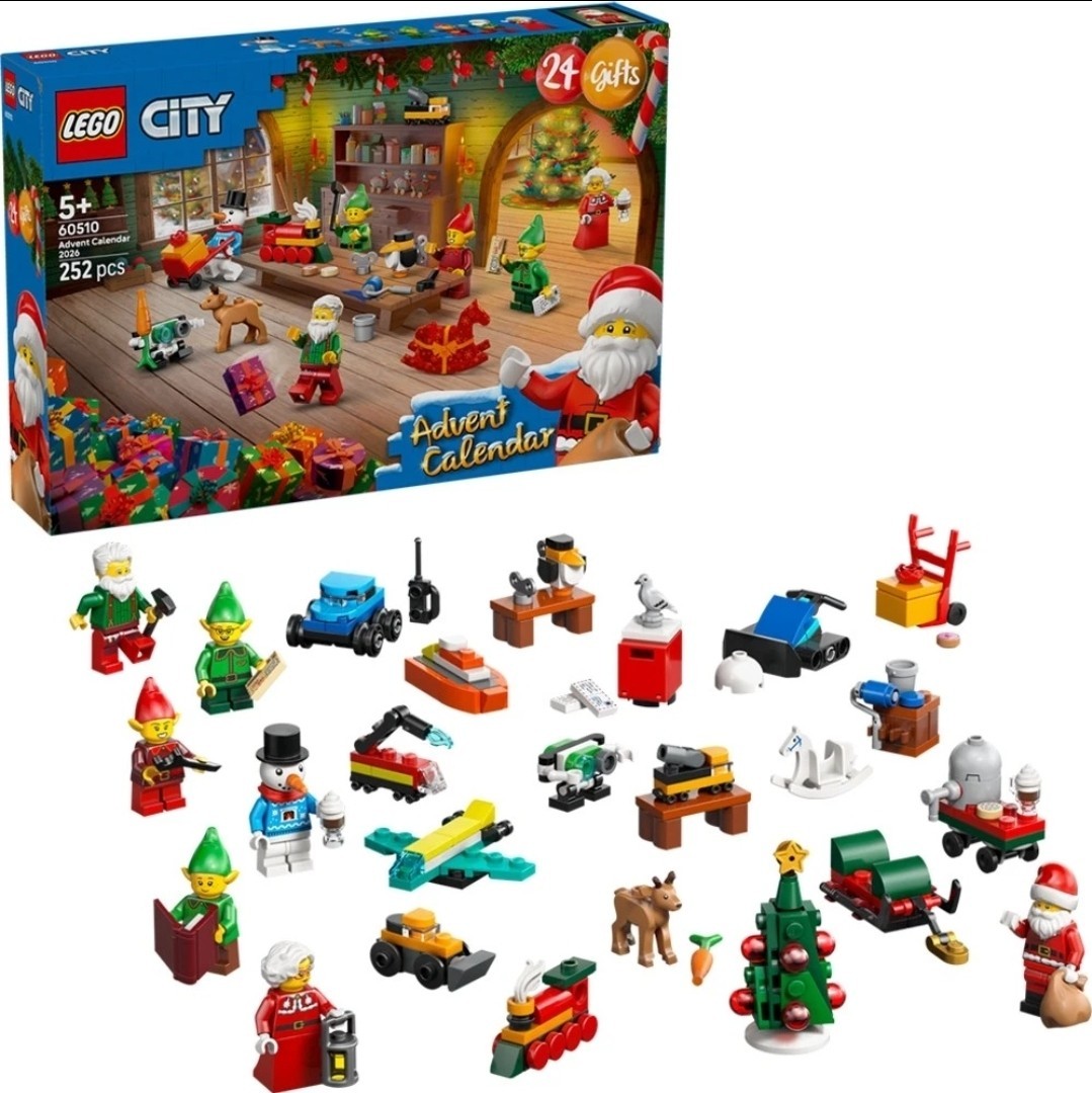 LEGO City Calendario dell'Avvento 2026 Set Conto alla Rovescia di Natale 60510 foto 2
