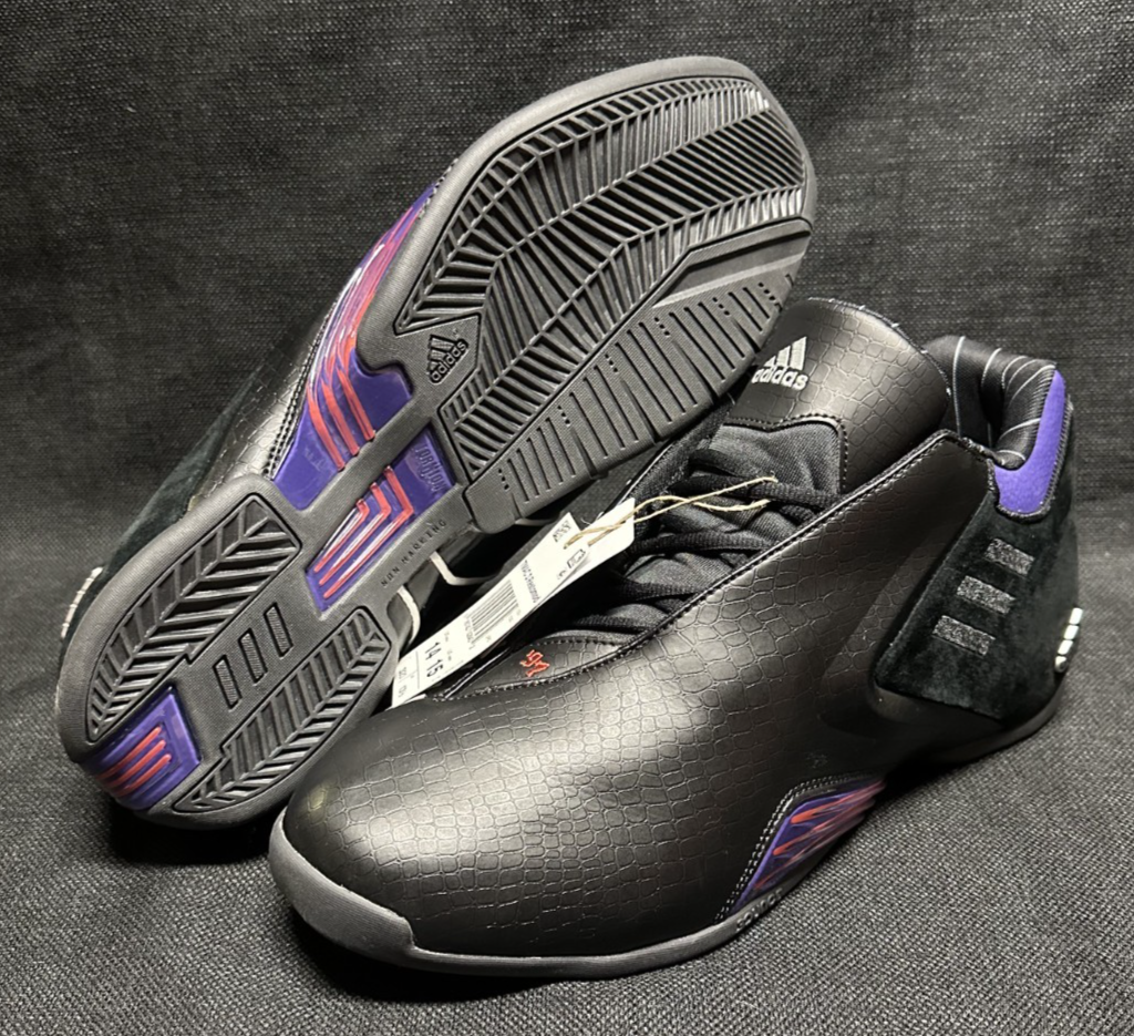 2022 New adidas T-Mac 3 Restomod Raptors sz 14 Black Purple Red Toronto  GY2394 | eBay