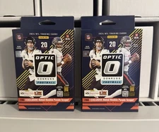 *Lot of 2* 2024 NFL Donruss Optic Football Trading Card Hanger Box Sealed