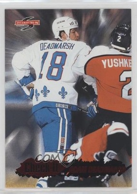 1995-96 Score Check-It Adam Deadmarsh #6 b8c