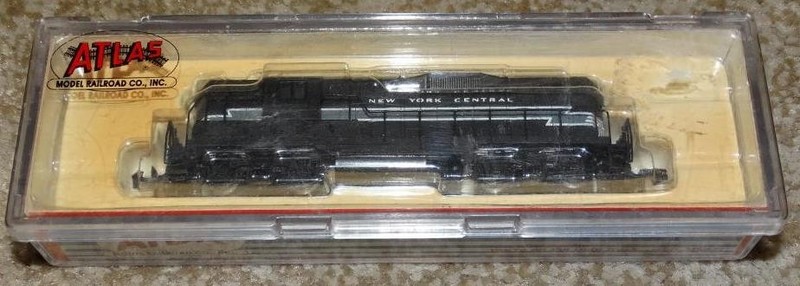 ATLAS N SCALE NEW YORK CENTRAL GP-7 DIESEL LOCOMOTIVE MIB 48218