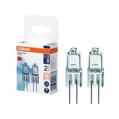2 x Osram Halogen Stiftsockellampe Halostar Oven 20W G4 12V warmweiß Dimmbar