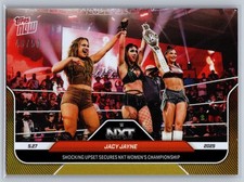 2025 Topps NOW WWE Jacy Jayne NXT Women’s Championship Win Gold /50