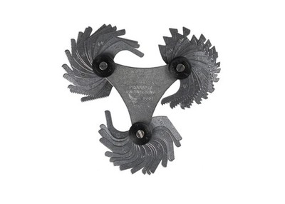 PEC Tools Screw Pitch Gauge Set, 51 Blades, English/Inch Thread Pitch Gauge, ...