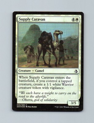 Supply Caravan 30 Common Amonkhet Magic: The Gathering Foil Lightly Played