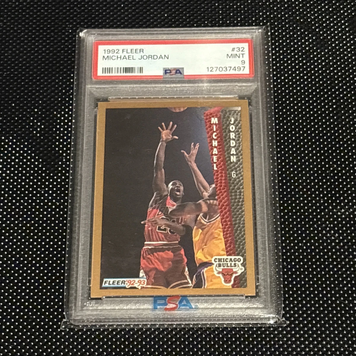Fleer Michael Jordan 9 Graded Basketball Sports Trading Cards