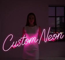 Personalized Neon Sign Office Desk Custom LED Name Light Wall Decor