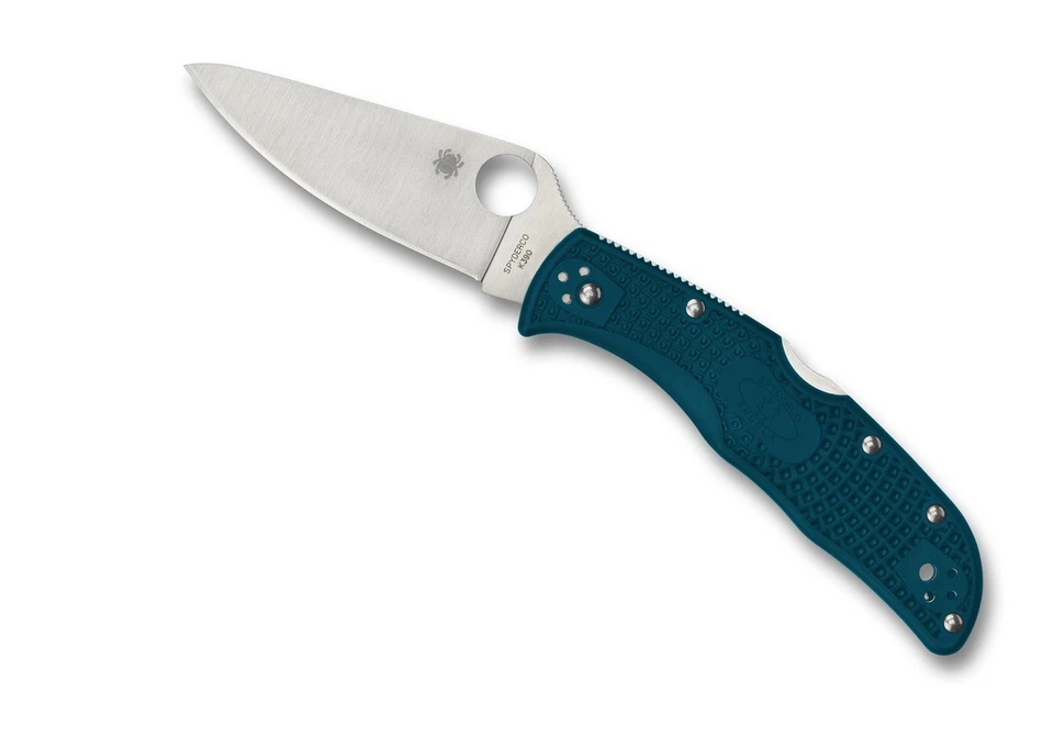 Cuchillos Spyderco Endela Ligero Bloqueo Azul FRN K390 Microclean C243FPK390 Foto 3 de 4