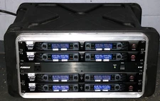 Lot Of 4 Pyle PDWM4700 Pro 4 Channel UHF Selectable Frequency System CHECK DESC.