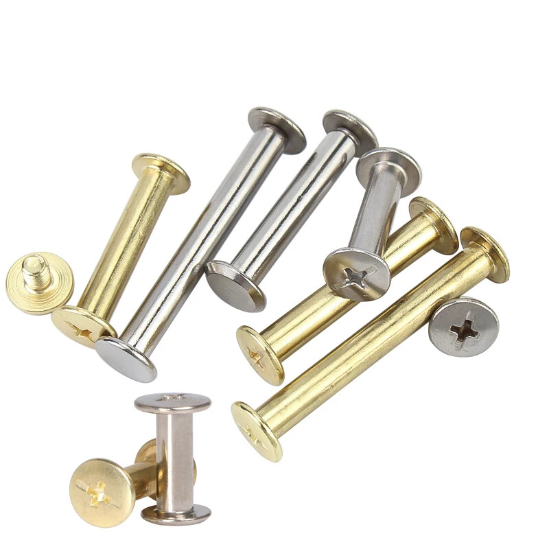 Leather Belt Purse Binding Screw Photo Album Calendar Nails Bookbinding Rivets ﻿-image