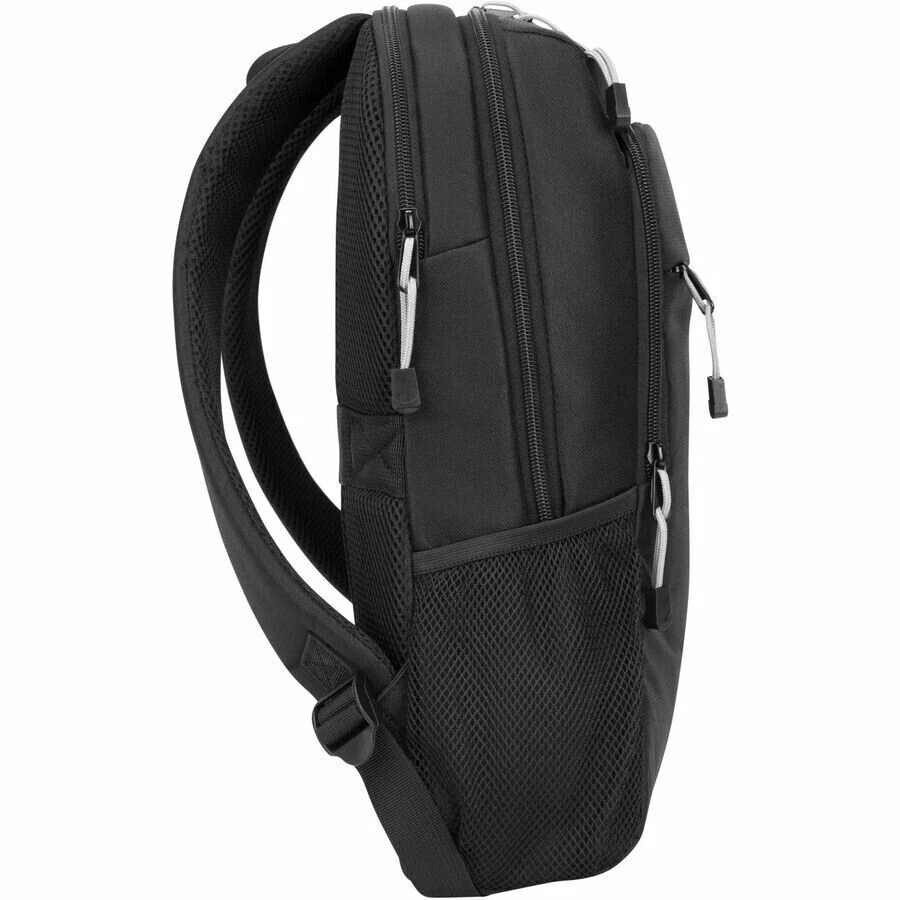 Targus TSB968GL 15" Intellect Notebook Backpack Carrying Case Shld Strap TAA BLK - Image 3 of 4