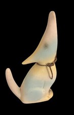 Vintage Southwest Pottery Howling Coyote Figurine Ceramic Decor Sandstone 8.5&rdquo;