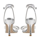 Women's Glitter Rhinestones Sandals Crystal Bowknot Strappy Summer Shoes US10 — photo 4