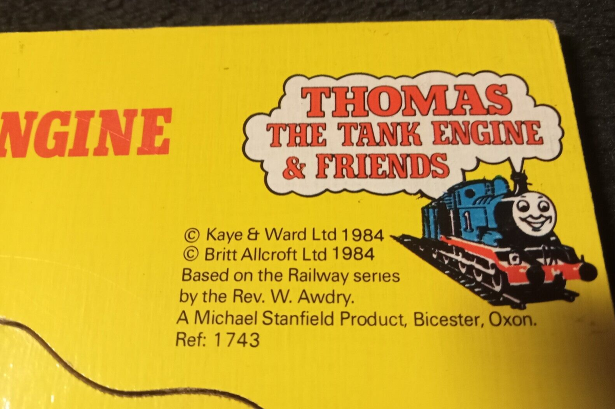 Vintage Thomas The Tank Engine 6 Piece Wooden Puzzle 1984 | eBay UK