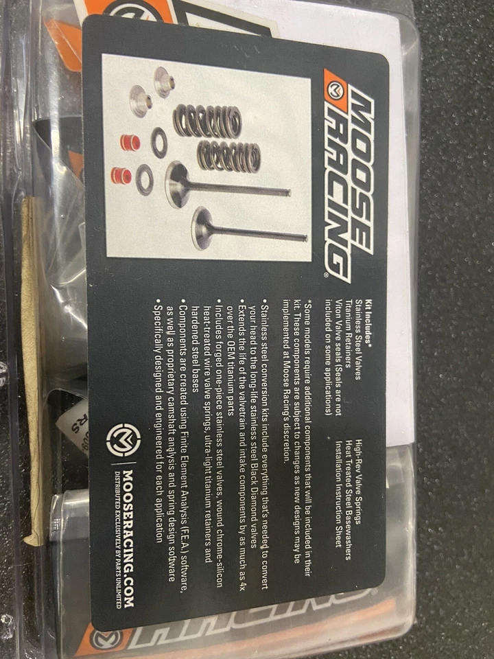 09-15 kx450f moose racing exhaust valve kit  - Image 2 of 2