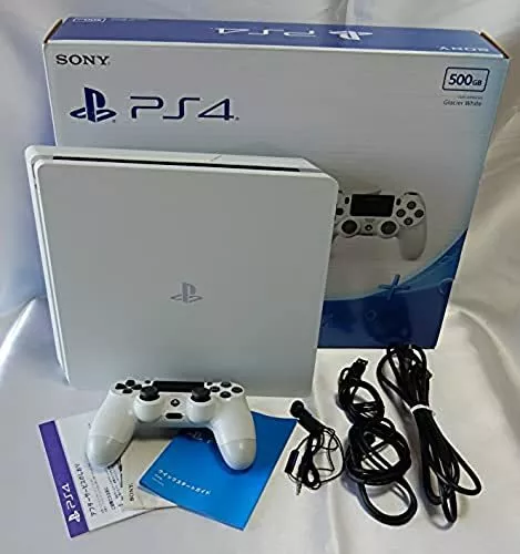 Sony Playstation 4 PS4 500B CUH-2000AB02 Slim Console Glacier White  Excellent FS