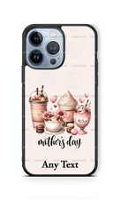 Funda Personalizada para Teléfono Celular Móvil Corazones Café Día de la Madre para iPhone Samsung
