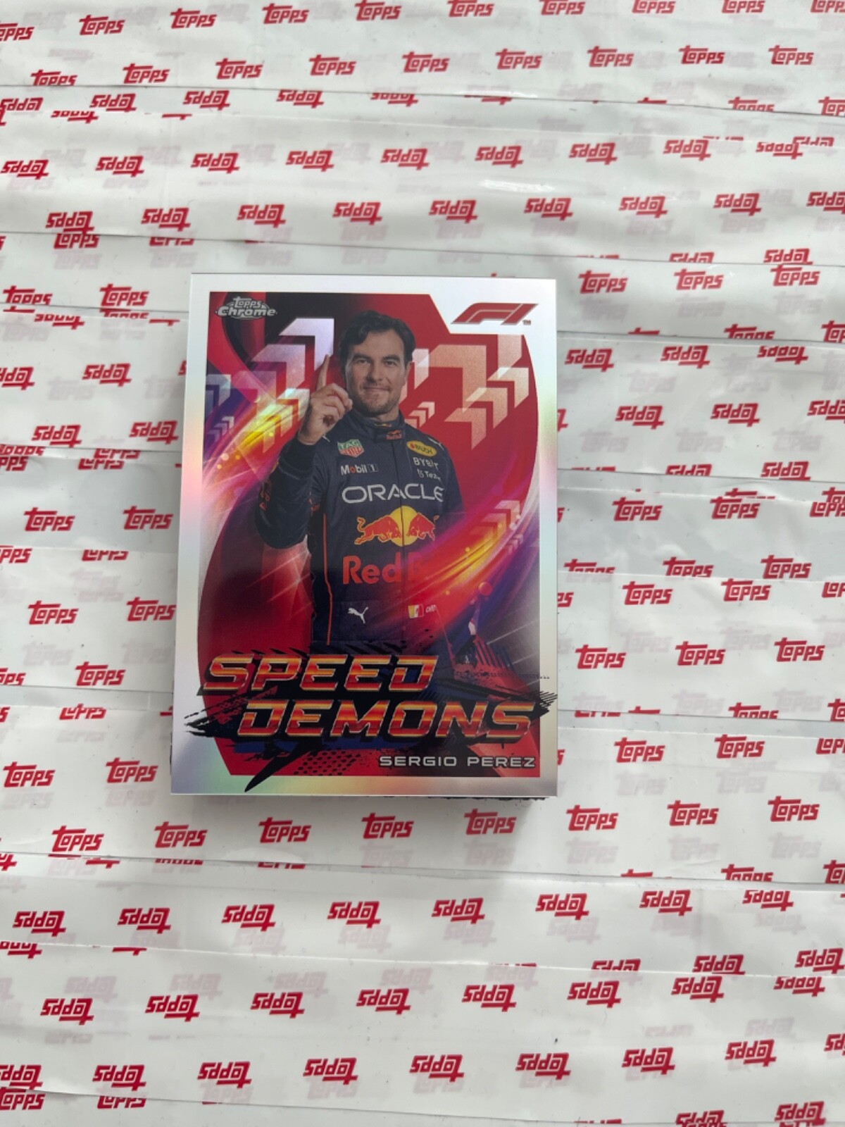 2022 Topps Chrome Formula 1 F1 Speed Demons Sergio Perez SD-SP
